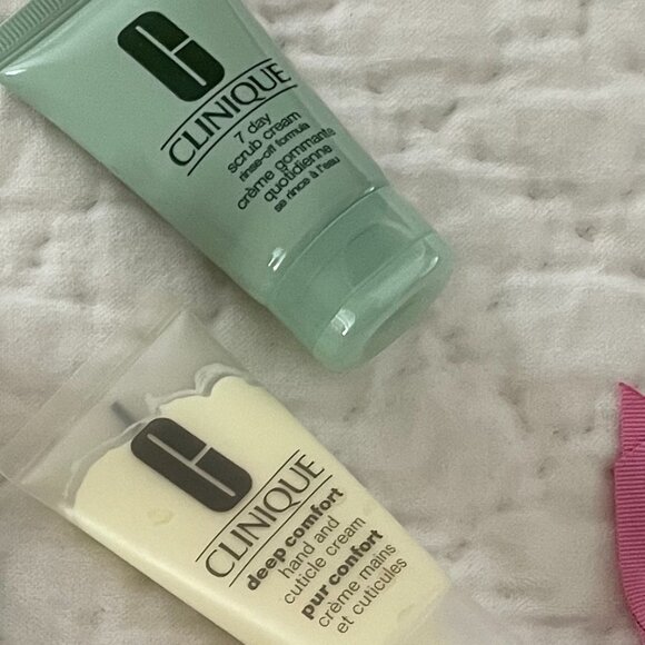 Ready for Spring?   Clinique Makeup Bag and Aloe Moisture Gloves and Socks - Picture 7 of 8